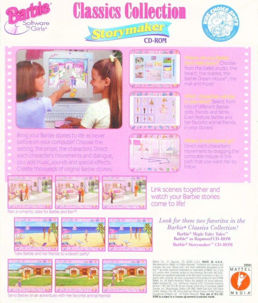 Barbie Storymaker — box-2D-back (US)