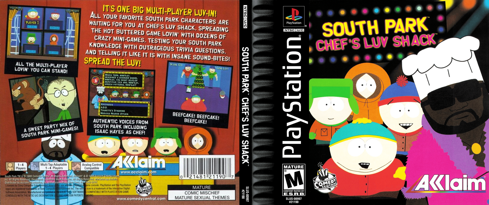 South Park Chef's Luv Shack — box-texture (US)