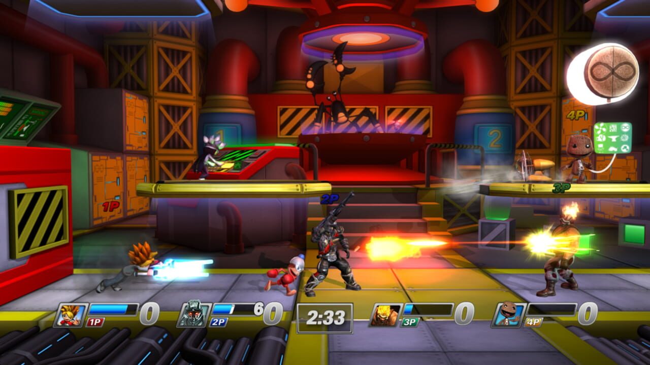 PlayStation All-Stars Battle Royale - Starhawk's Emmett Graves — screenshot (WOR)