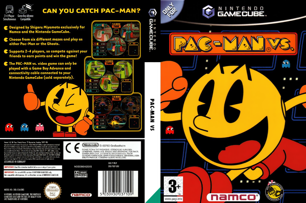 Pac-Man vs. — box-texture (EU)