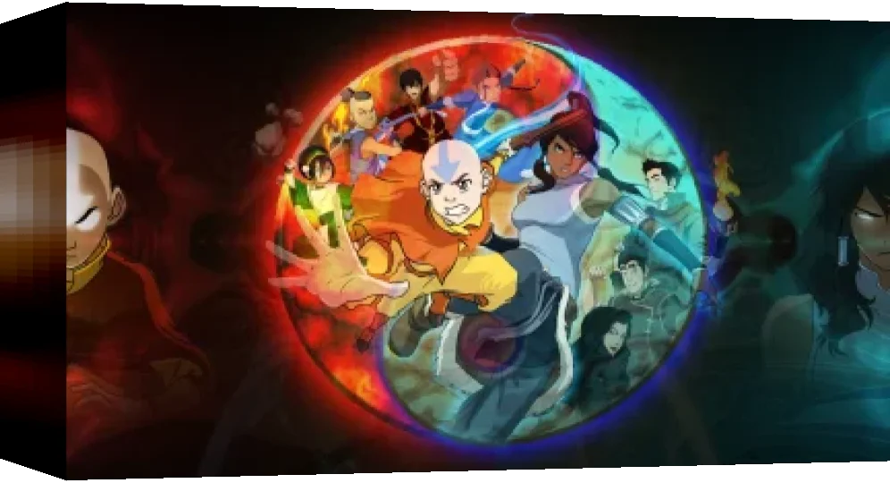 Avatar - The Last Airbender - The Burning Earth — box-3D (WOR)