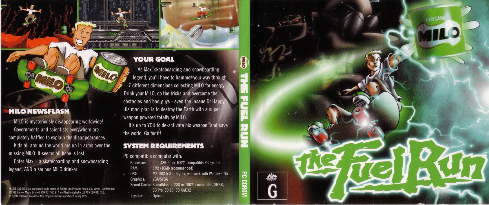 Milo The Fuel Run — box-texture (CUS)