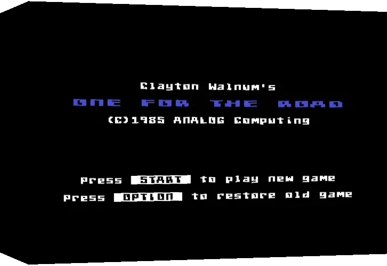 One For The Road — box-3D (WOR)
