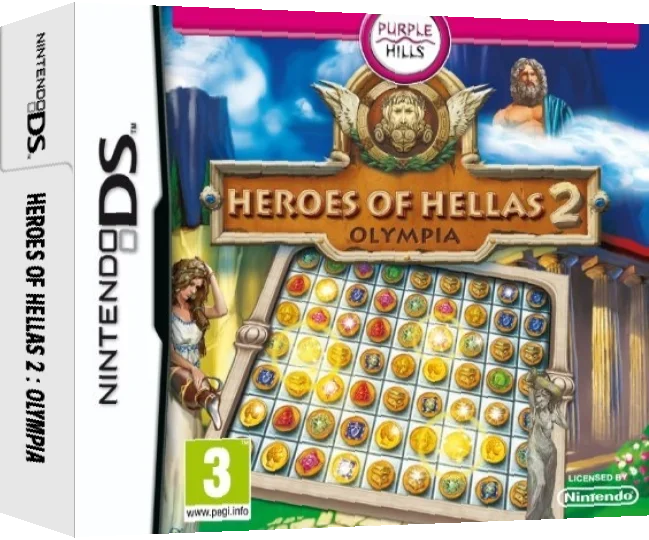Heroes of Hellas 2 - Olympia — box-3D (EU)
