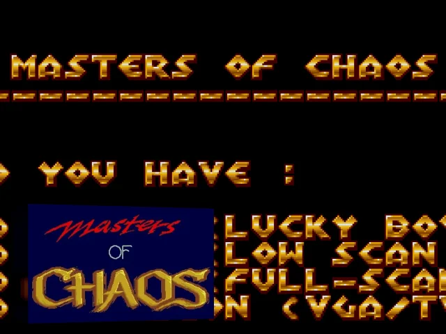 Masters Of Chaos — mixrbv2 (WOR)