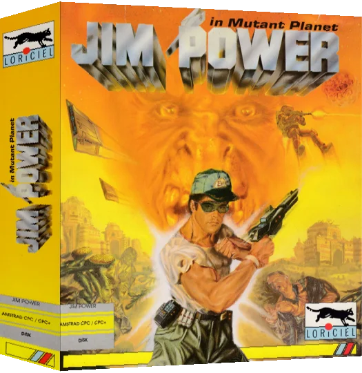 Jim Power In Mutant Planet — box-3D (EU)
