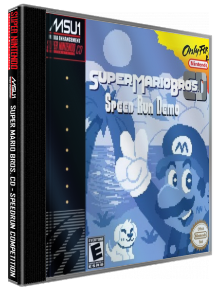 Super Mario Bros. CD - Speedrun Competition — box-3D (WOR)