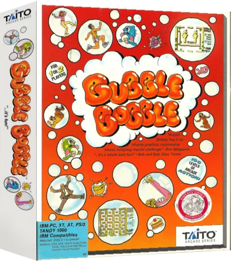 Bubble Bobble — box-3D (US)