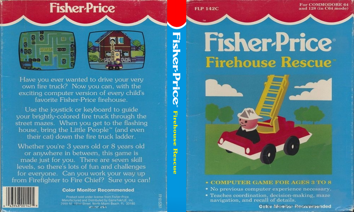 Fisher-Price - Firehouse Rescue — box-texture (US)