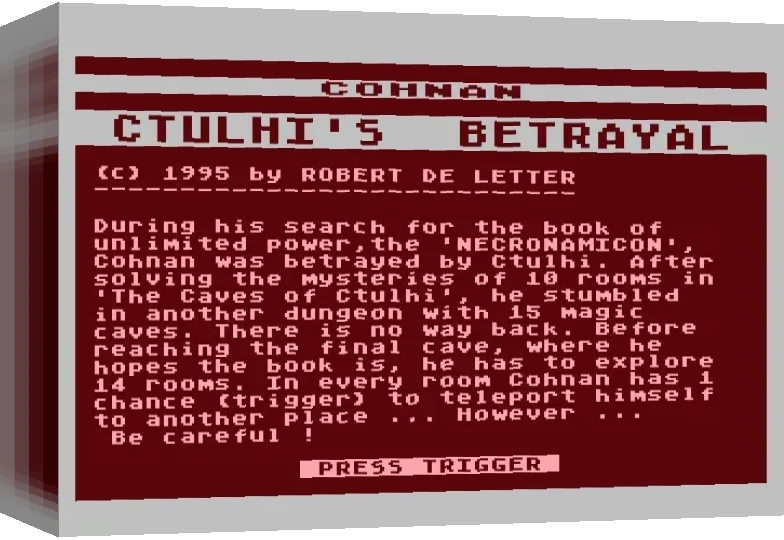 Cohnan's Quest - Ctulhi's Betrayal — box-3D (WOR)