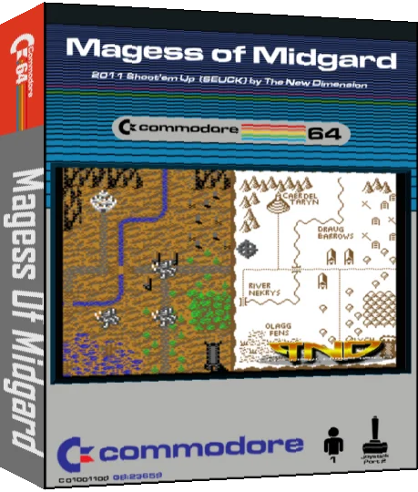Magess Of Midgard — box-3D (CUS)