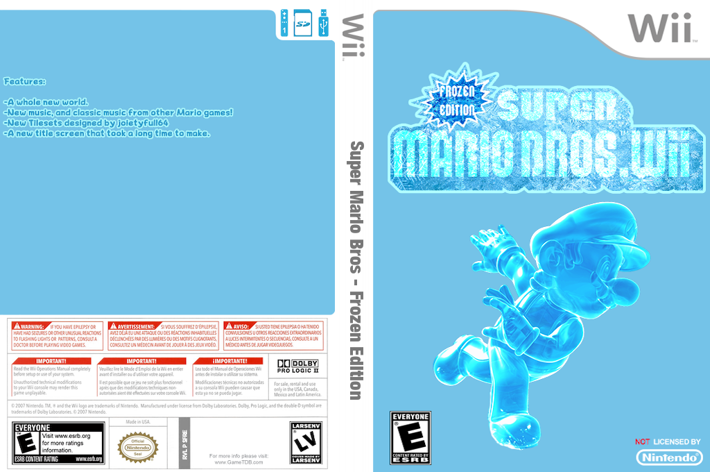 Super Mario Bros - Frozen Edition — box-texture (US)