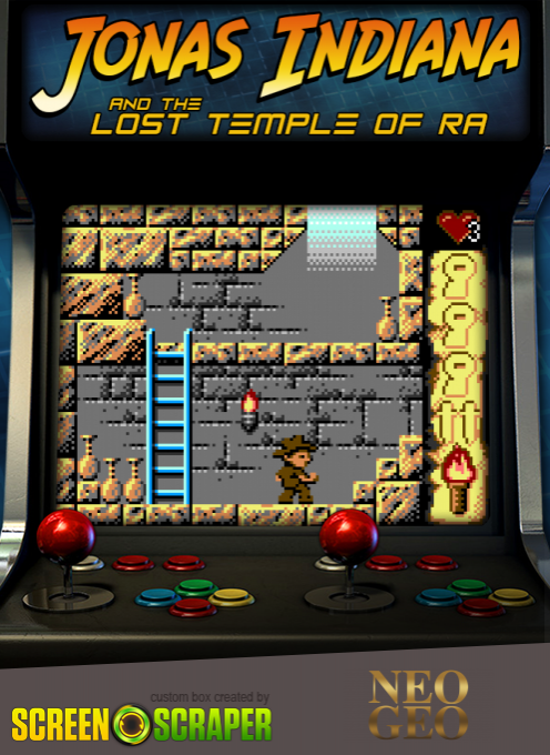 Jonas Indiana and the Lost Temple of RA — box-2D (SS)