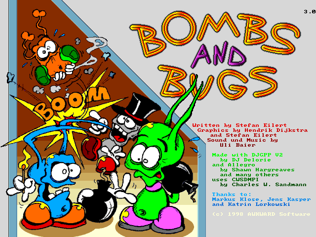 Bombs and Bugs box art