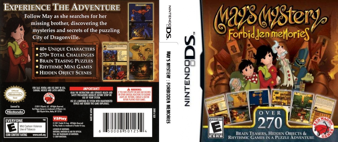 May's Mystery - Forbidden Memories — box-texture (US)