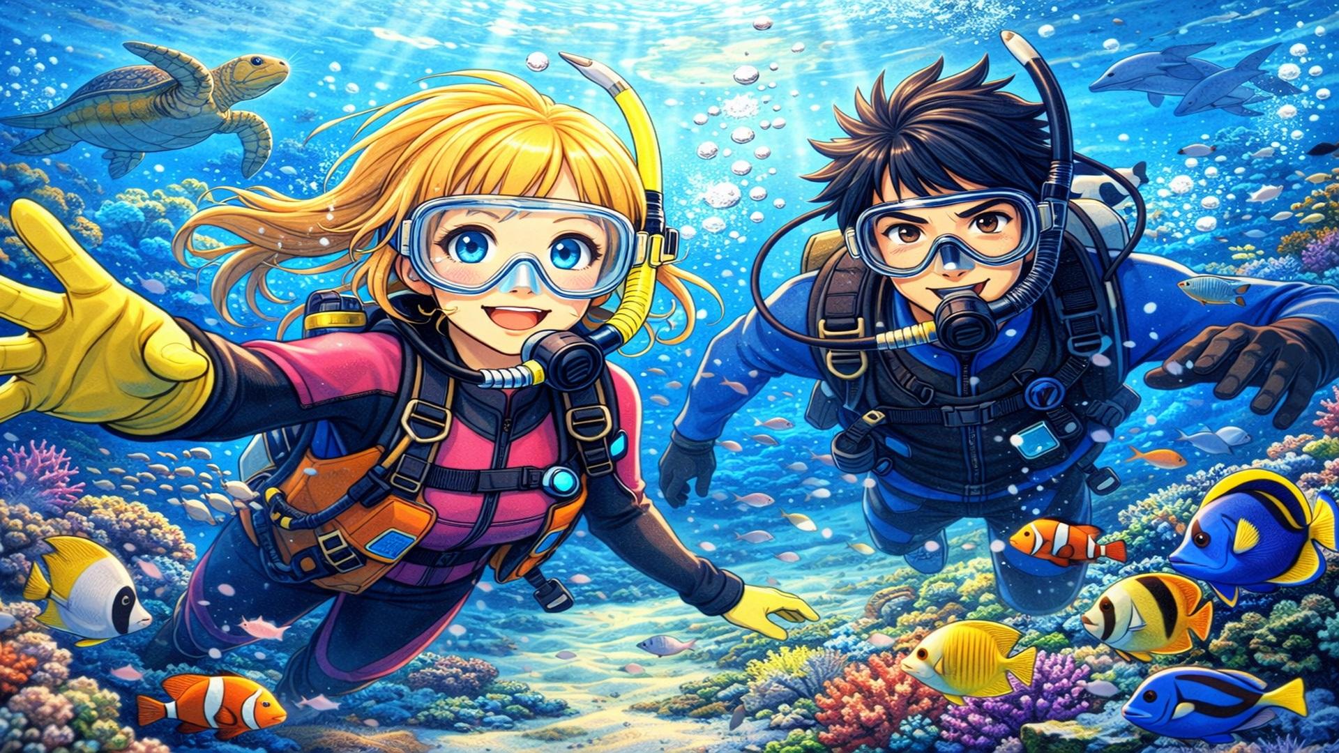 Marine Tour - Diving Spot Guide — fanart