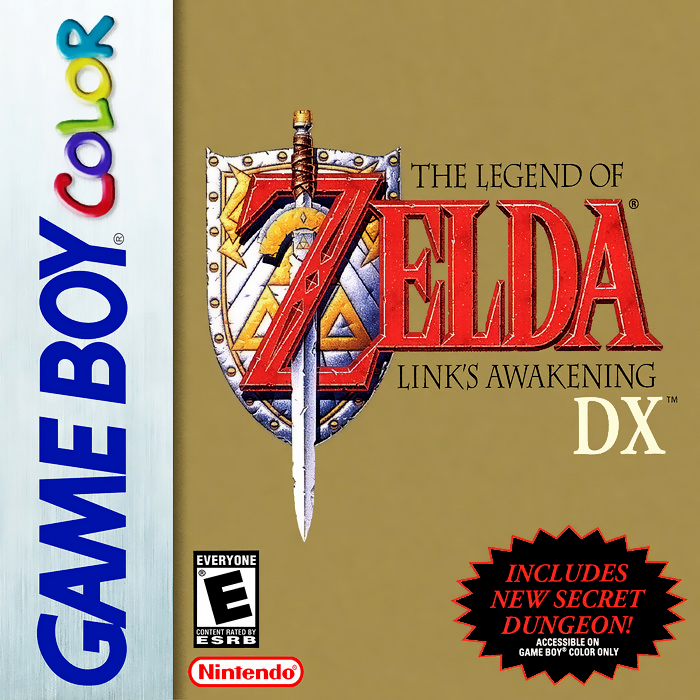 Legend Of Zelda - Link's Awakening Dx, The box art
