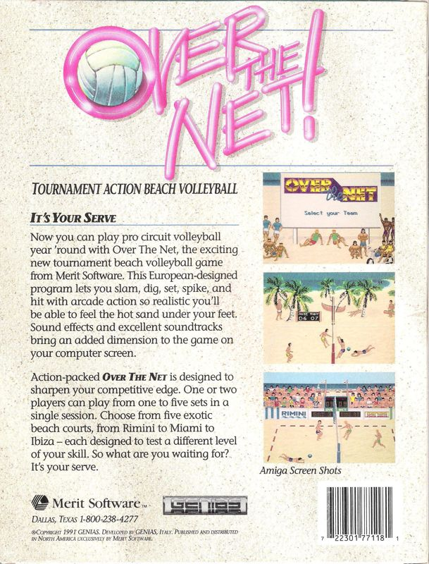 Over The Net — box-2D-back (US)