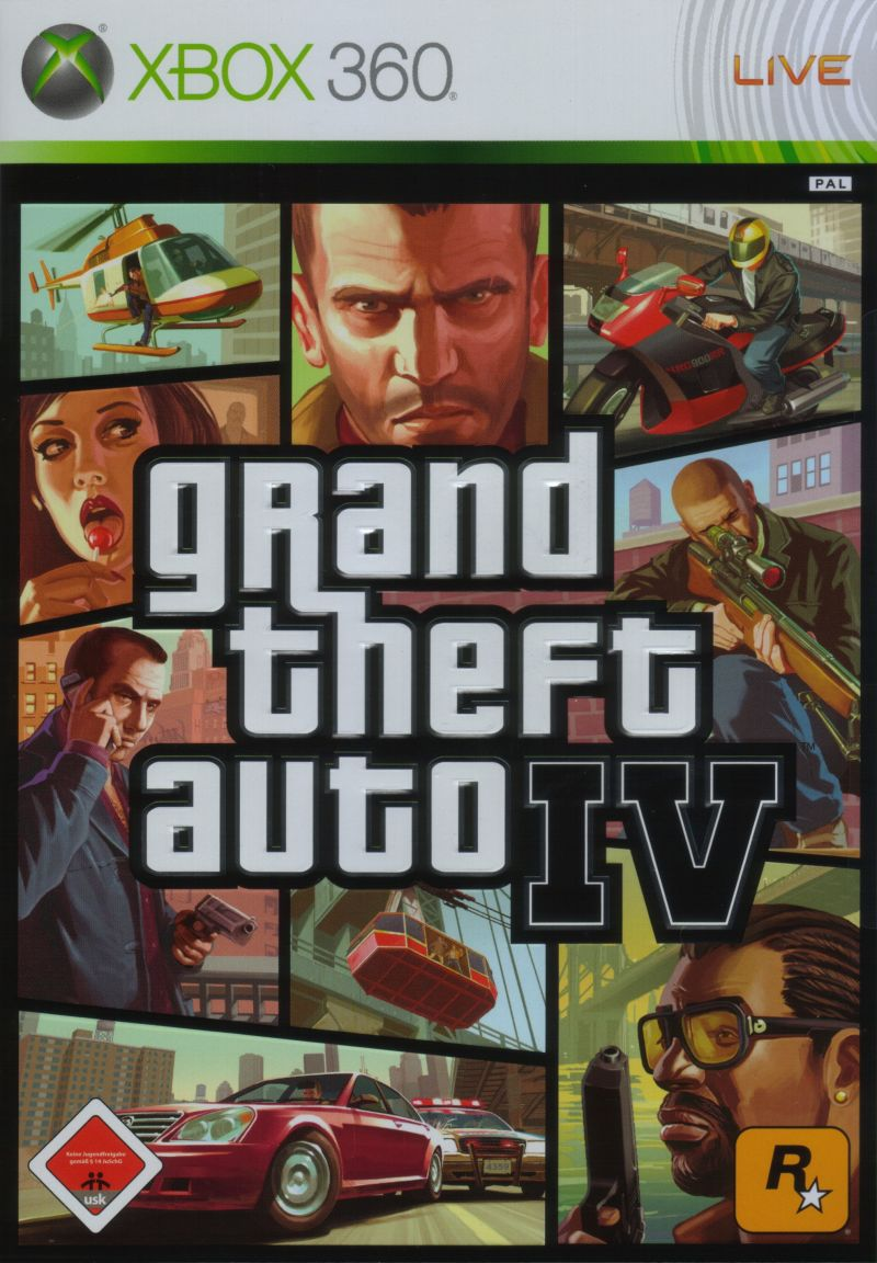 Grand Theft Auto IV — box-2D (DE)
