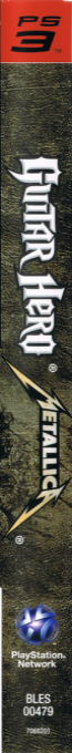 Guitar Hero - Metallica — box-2D-side (IT)