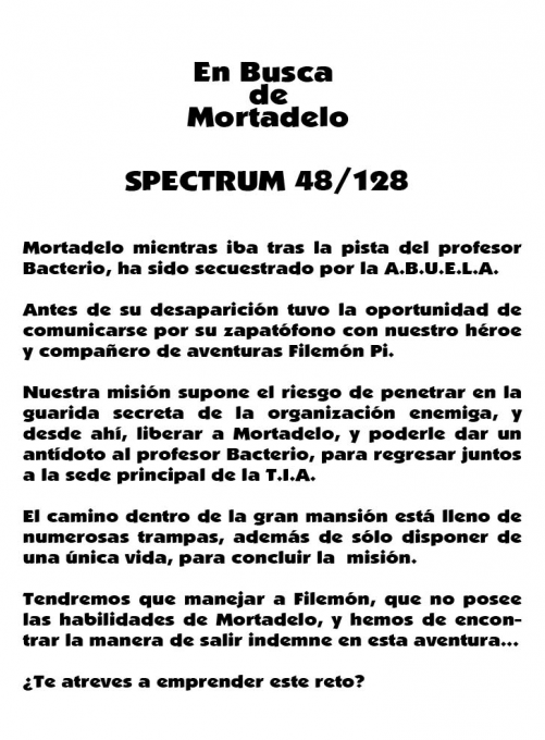 En Busca de Mortadelo — box-2D-back (SP)