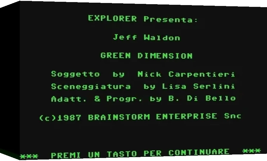 Jeff Waldon : Green Dimension — box-3D (WOR)