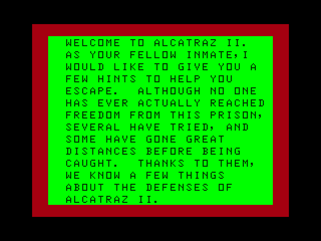 Alcatraz II — ss (EU)