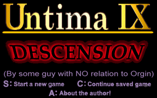 Untima 9 : Descension box art
