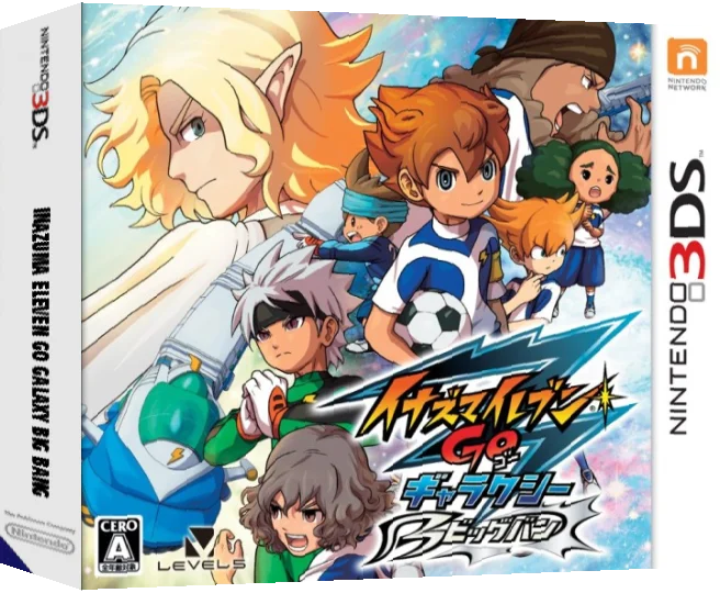 Inazuma Eleven Go Galaxy - Big Bang — box-3D (JP)