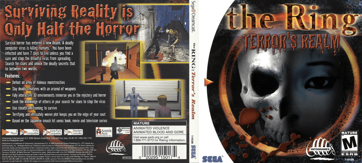 Ring, The - Terror's Realm — box-texture (US)