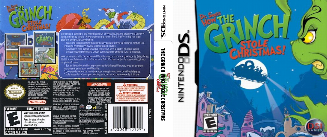 Dr. Seuss - How the Grinch Stole Christmas! — box-texture (US)
