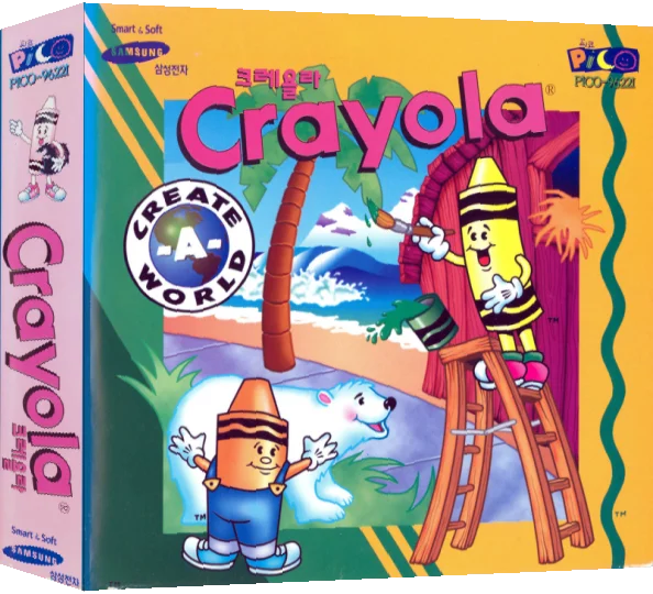 Crayola Crayons - Create a World — box-3D (KR)