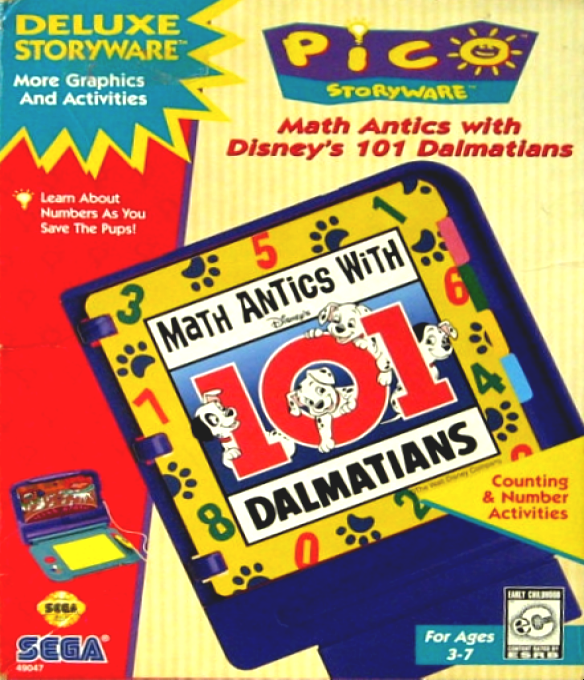 Math Antics with Disney's 101 Dalmatians box art