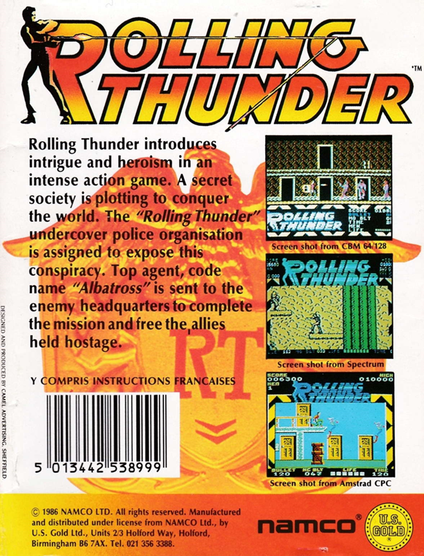 Rolling Thunder — box-2D-back (EU)