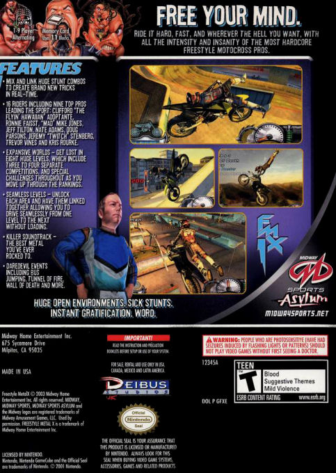 Freestyle Metal X — box-2D-back (US)