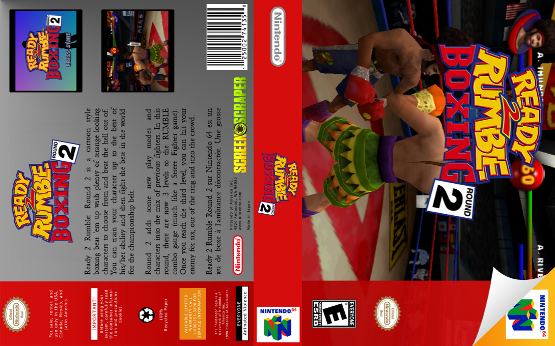 Ready 2 Rumble Boxing - Round 2 — box-texture (SS)