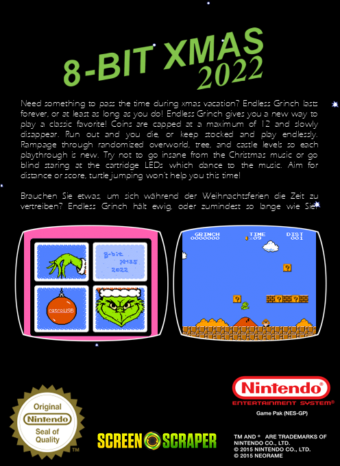 8-BIT XMAS 2022 — box-2D-back (SS)