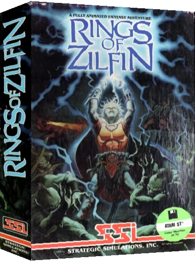 Rings Of Zilfin — box-3D (US)