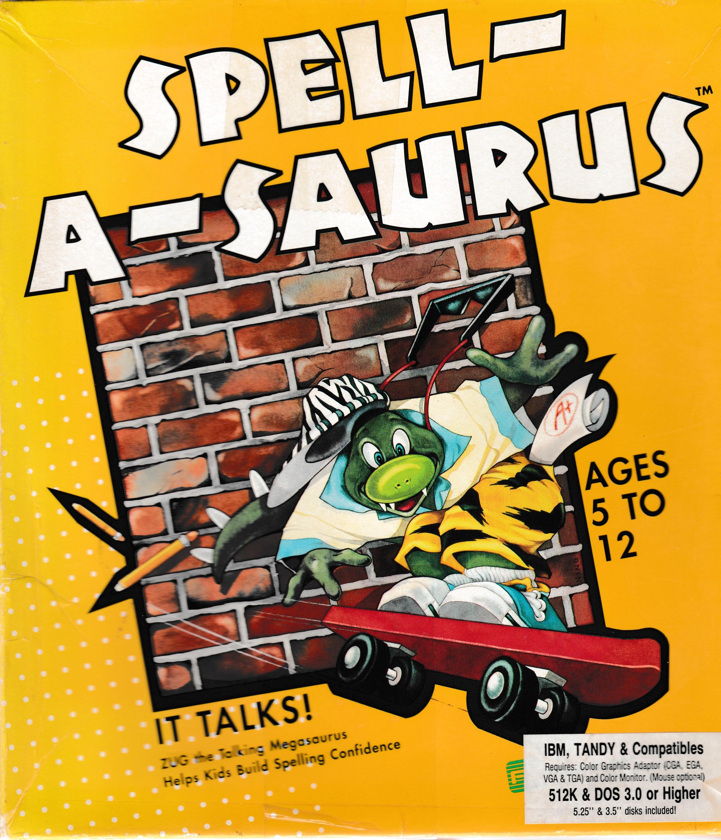 Spell-A-Saurus box art