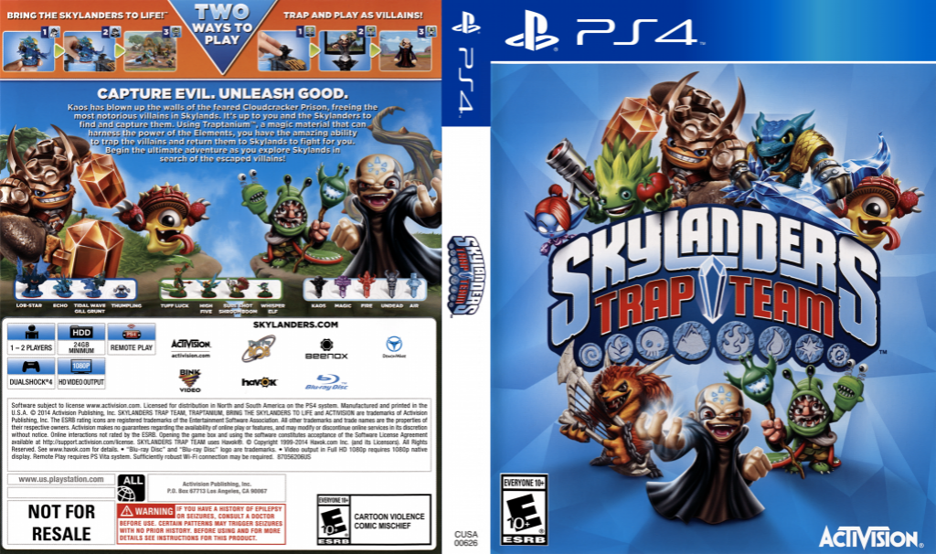 Skylanders - Trap Team — box-texture (US)