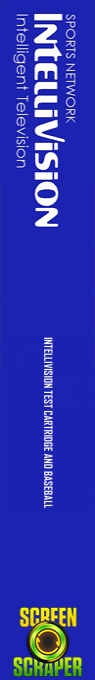 Intellivision Test Cartridge And Baseball — box-2D-side (SS)
