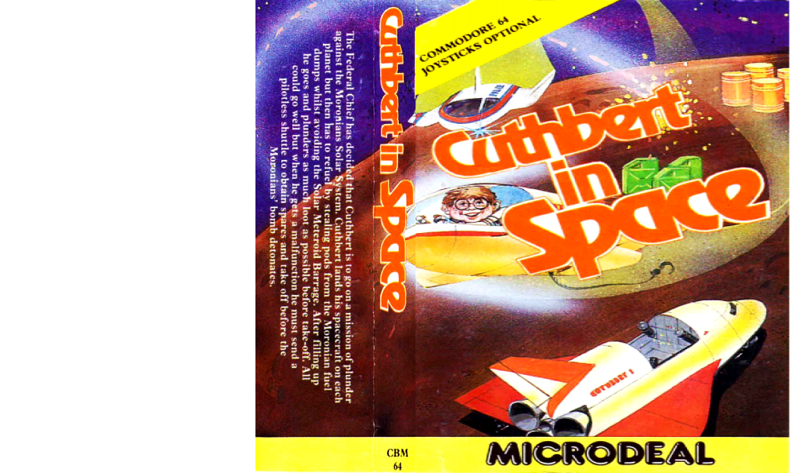Cuthbert in Space — box-texture (EU)