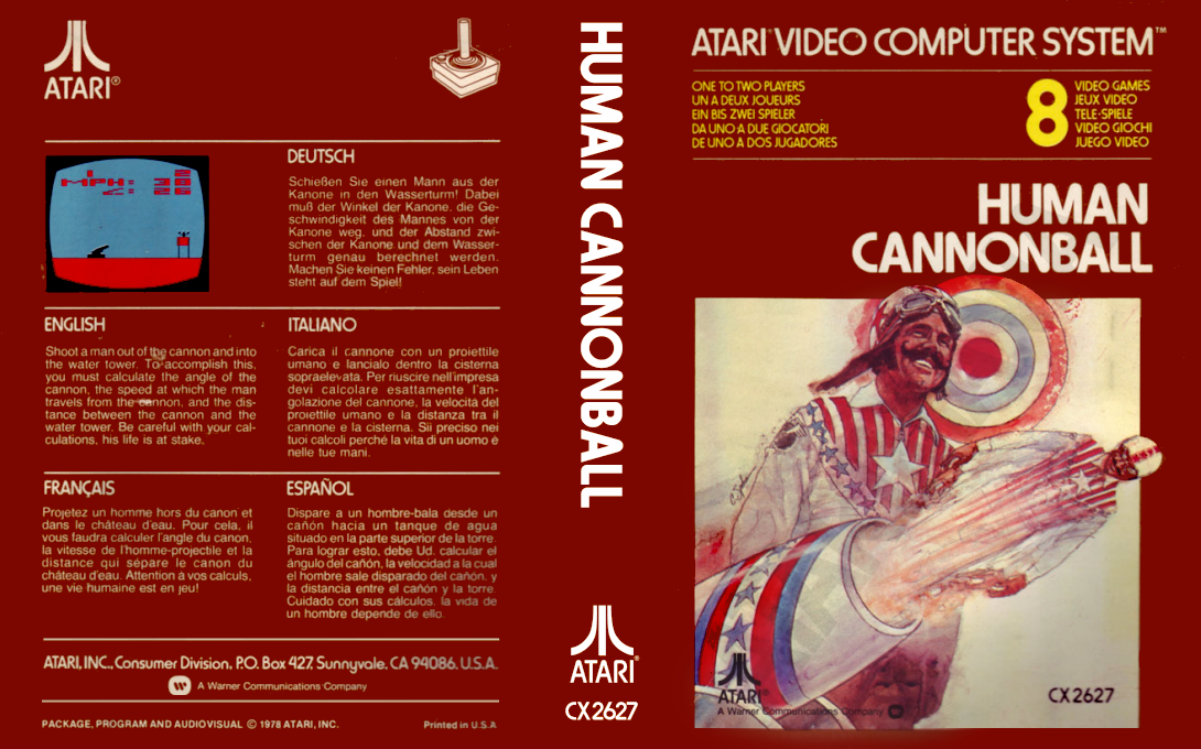 Human Cannonball — box-texture (EU)