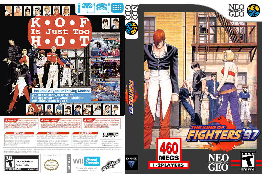King Of Fighters '97, The — box-texture (US)