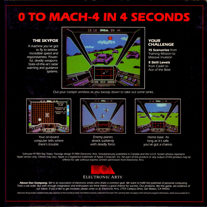 Skyfox — box-2D-back (US)