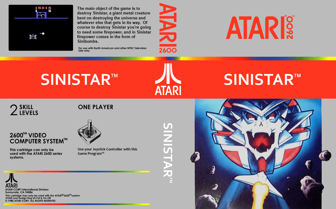Sinistar — box-texture (US)