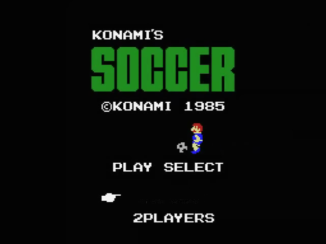 Konami's Soccer — sstitle (JP)