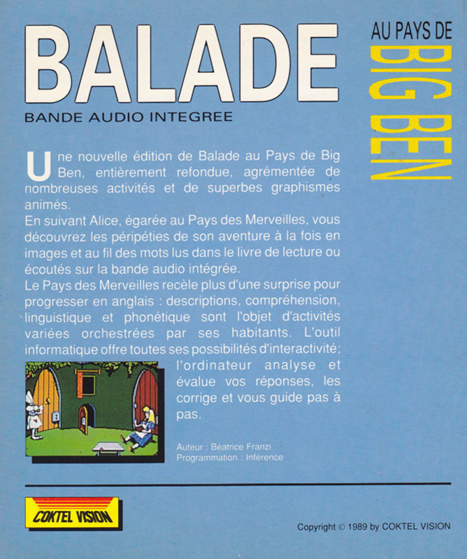 Balade Au Pays De Big-Ben — box-2D-back (FR)