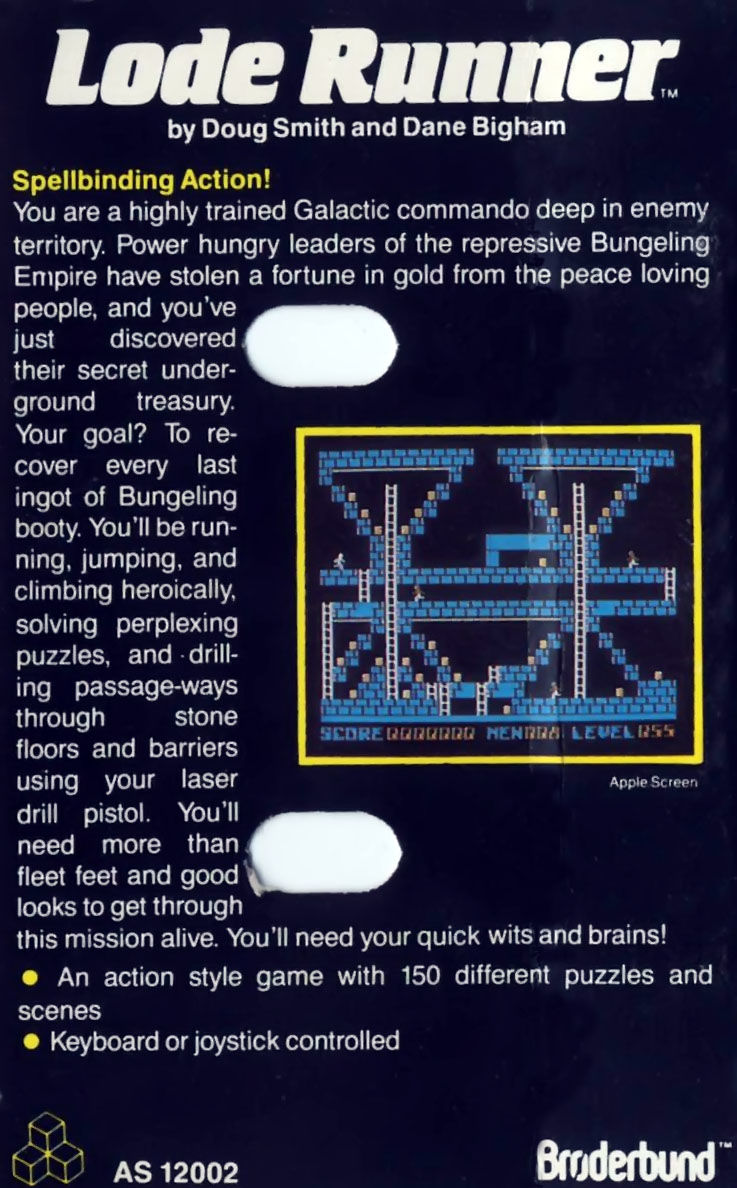 Lode Runner — box-2D-back (EU)