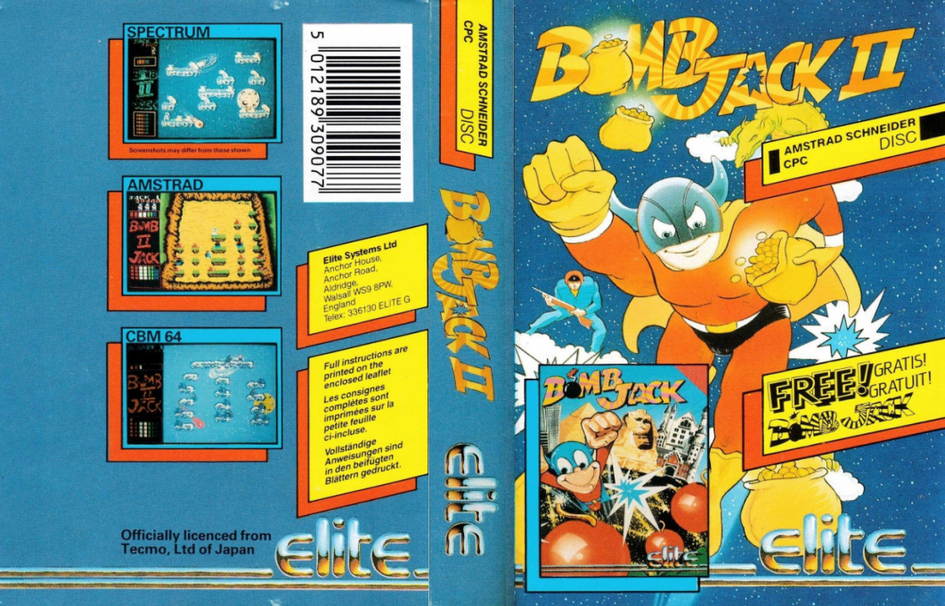 Bomb Jack 2 — box-texture (EU)